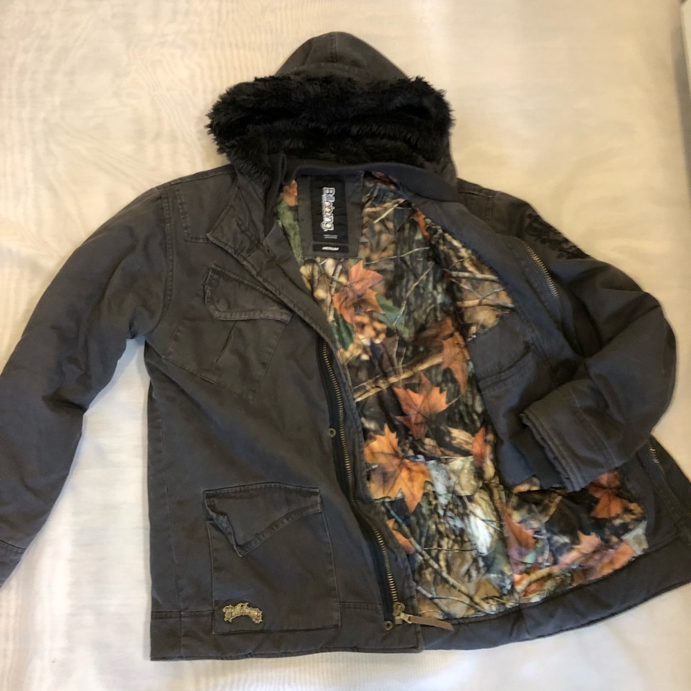Classic Men’s Billabong Twill Camo-lined Jacket